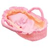 Baby Doll Bassinet Portable Carrier for 8-12 Inches Doll Accessories Baby Doll Crib Set Toys Baby Doll Cradle Sleeping Basket Bed