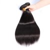 Selina Brazilian Virgin Hair Straight 10 12 14Inch (100g/3.52Oz,Natural Black Color) Human Hair Weave 100% Unprocessed Human Hair Bundles Straight Remy Hair Extensions (10" 12" 14", Straight)