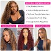 Ali Pearl Hair Wig 13x4 Honey Blonde Lace Front Wigs Human Hair Pre Plucked 4/27 Ombre Highlight Lace Front Wig Human Hair Deep Wave Lace Frontal Wigs for Black Women Glueless Colored Wigs 18 Inch