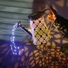 Vcdsoy Solar Watering can with Lights - Gifts for Mom Women Grandma Solar Lights Outdoor Garden Decorations Waterproof, Hanging Waterfall Fairy Lights Yard for Garden Table Patio Yard Pathway Walkway