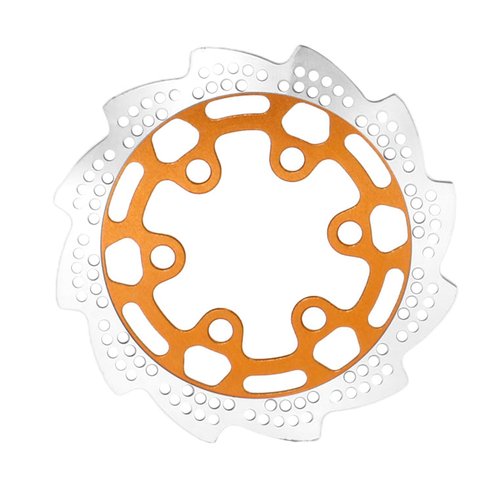 XSYGO Aluminum Rear Brake Rotor for LOSI 1/4 Promoto-MX Motorcycle RTR Upgrade Parts Rear Brake Disk (Replace Part LOS362010) (Orange)