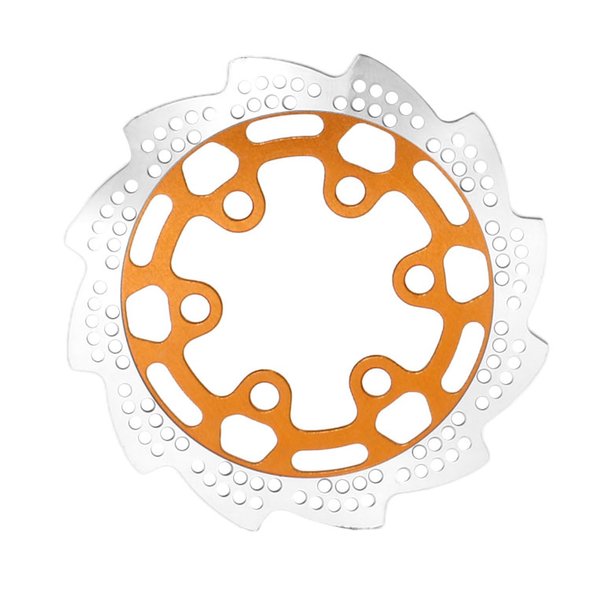 XSYGO Aluminum Rear Brake Rotor for LOSI 1/4 Promoto-MX Motorcycle RTR Upgrade Parts Rear Brake Disk (Replace Part LOS362010) (Orange)