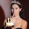 Didder Gold Blue Princess Crown Birthday Tiara Prom Queen Tiaras and Crowns for Women and Girls Bridal Wedding Headband with Combs Halloween Costume Hair Accessories