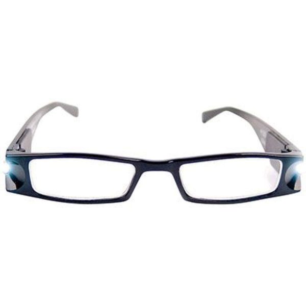 Light Specs By Foster Grant Lighted Reading Glasses +1.50 Black Color