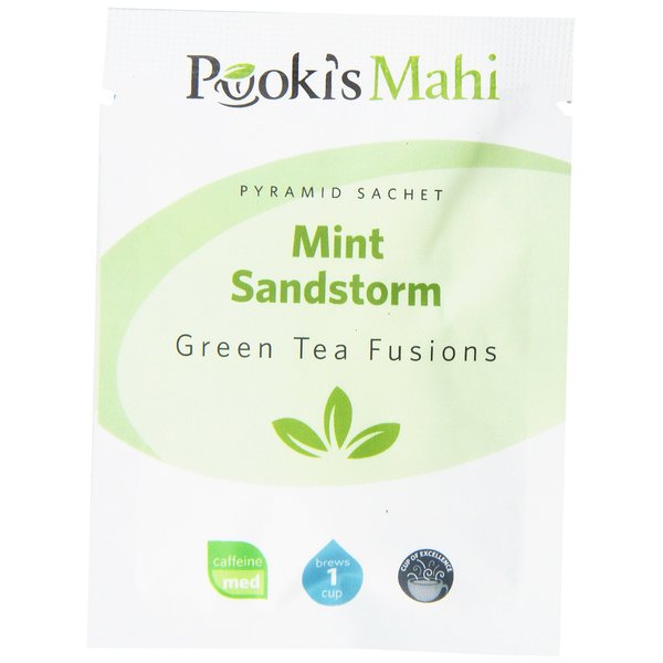 Pooki's Mahi Award-Winning Mint Sandstorm Pyramid Sachets, 20-count