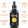 Think Above Liquid Vitamin C - High Dose - Vitamin C Drops - for Adults and Kids - 500 mg - Liquid VIT C - Non GMO - Vitamin C Liquid Supplement (4 fl oz 120 ml)