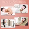 Heated Eye Mask Cordless for Dry Eyes, USB Eyes Heating Pad, Rechargeable, Real Silk, Sleep Mask for Men Women, Warm Eye Compress for Relief Stye, Blepharitis, Chalazion Pink