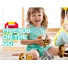 Jungle Animals Talking Plush Baby Toy – 5 Piece Small Stuffed Animals Set Including Jungle House Carrier and Stuffed Monkey, Lion, Tiger & Elephant – These Mini Toys are Ideal for Boys and Girls