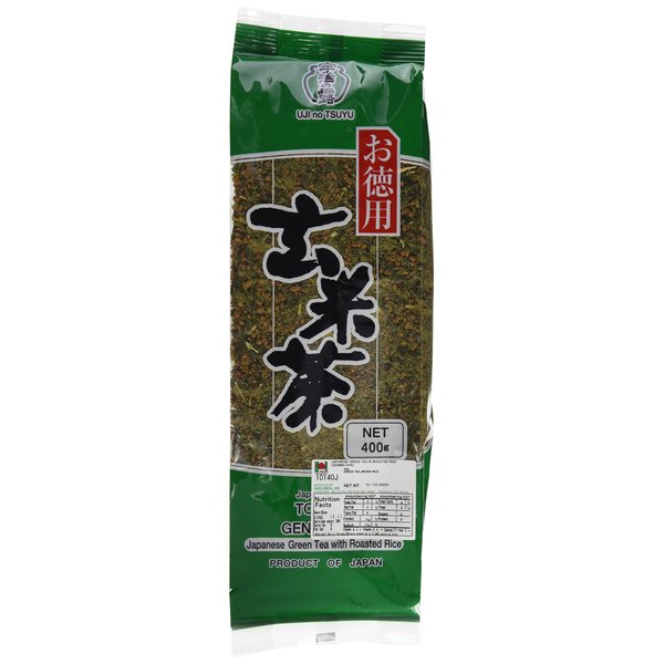 Ujinotsuyu Tokuyo Green Tea Roasted Rice GenmaiCha,14.1oz
