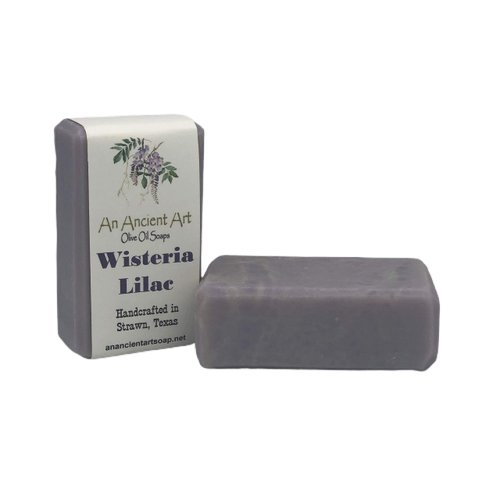 Ancient Art Soap 3.25oz Handcrafted Olive Oil Soap Bar Wisteria Lilac