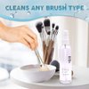 Felix Professional Makeup Brush Cleaner - Deep clean Rinse Free Quick Dry - Ideal for Cleaning and Odorizing Natural and Synthetic Make-up Brushes (4 Fl oz)