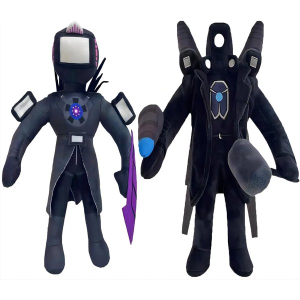 Zxhtwo 2 Pcs Toilet Plush Toy,Titan Tv Man Plush,Cameraman Speakerman Bosses Plushies,Soft Stuffed Animal Plushie Doll Gifts for Kids Fans Christmas