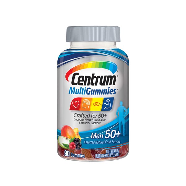 Centrum MultiGummies Gummy Multivitamin For Women 50 Plus, With Vitamin D3, B6 And B12, Multivitamin/Multimineral Supplement - 90 Count