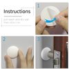 Wall Protectors from Door Knobs-Efbock White Silicone Door Stoppers Wall Protector-Premium Door Bumper Wall Guards for Home or Office -Self Adhesive Door Handle Bumper Guard Stopper Rubber Stop