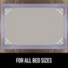 Gorilla Grip Bed Sheet Straps, Adjustable Elastic Fasteners with Metal Clips, Keep in Place Fitted Bedding Holder, Easy Install Suspenders Mattresses, Firm Tight Accessories, 4 Pack White