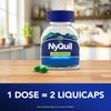 NyQuil Ultra Concentrated Cold and Flu Medicine, Nighttime, Relief for Cough, Sore Throat, Fever, Congestion, Easy to Swallow, Easy to Open Bottle, 48 LiquiCaps