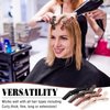Havawish 12 Pcs Alligator Clips for Hair Styling Matte Alligator Hair Clips Crocodile Clips Plastic Hair Sectioning Clips Makeup Hair Clips Curly Hair Styling Accessories for Women Hair Styling Salon