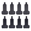 Walkie Talkie Belt Clip Compatible for WLN KD-C1 AP-100 Retevis RT22 Zastone X6 NKTECH NK-U1 Zeadio ZS-B1 LUITON LT-316 TIDRADIO TD-M8 RADTEL RT-10 RADIODDITY R1 Radio (8 Pack)