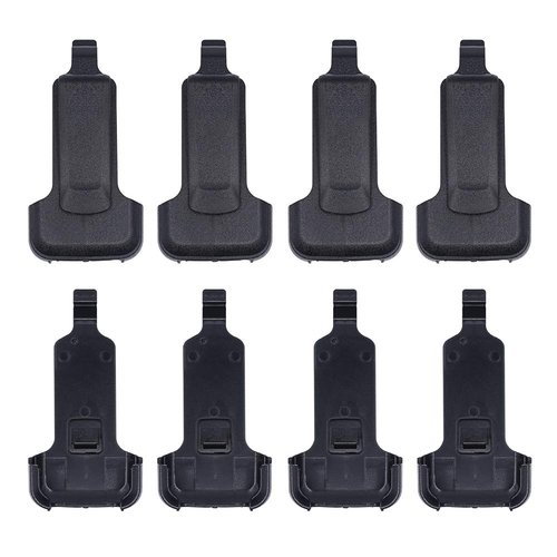 Walkie Talkie Belt Clip Compatible for WLN KD-C1 AP-100 Retevis RT22 Zastone X6 NKTECH NK-U1 Zeadio ZS-B1 LUITON LT-316 TIDRADIO TD-M8 RADTEL RT-10 RADIODDITY R1 Radio (8 Pack)