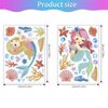 FLYSONG Diamond Art Kits for Kids Adults,DIY Cartoon Mermaid/ 22 Pcs Creative Diamond Art Stickers - Gem Painting Craft Mosaic Stickers by Number Kits (Mermaid/)
