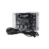 DGT Tattoo Supply Dazzle Dual Tattoo Machine power supply, clear, 5.5 x 4 x 1.5