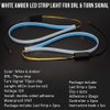 OPP ULITE Switchback Led Strip Light, Amber Turn Signal White DRL, 24 Inch Flexible Headlight Stirp Tube Lights (White Amber WYDT-60)