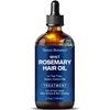 Nexon Botanics Mint Rosemary Hair Oil 4 fl oz - Hair Treatment Oil - Argan, Castor, Tea Tree - Hair Growth Oil for Damaged Hair, Curly Hair, Frizzy Hair, Dry Scalp - Men and Women