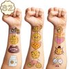 Cookie Temporary Tattoos 8 Sheets 82PCS Milk and Cookies Party Decorations Supplies Favors Candyland Theme Birthday Cute Stickers Christmas Gifts for Boys Girls Class School Prizes Carnival