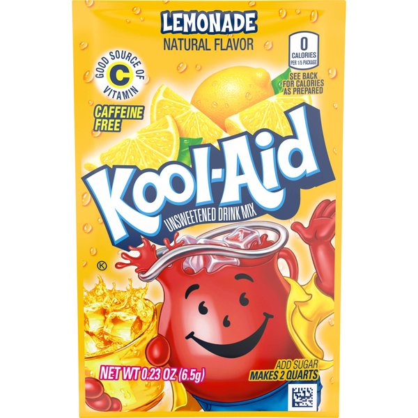 Kool-Aid Grape Flavored Unsweetened Caffeine Free Powdered Drink Mix, 48 Count (Pack of 2), Violet (00043000955635)