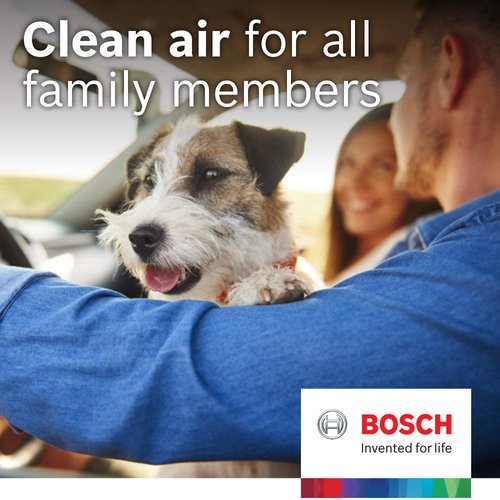 BOSCH 6080C HEPA Cabin Air Filter - Compatible With Select Mazda 3, 3 Sport, 6, CX-5