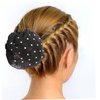 Beavorty 6Pcs Updo Hair Ring hair nets Hair Accessory Hair bun wraps womens hair accessories Bun net Hairnets for buns hair jewels for women hair bun cover net polyester bread Diamond