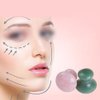 2 Pcs Green Gua Sha Facial Tools Scraping Massage Board Mushroom Face Jade Stones Beauty Massager Scraper for Skin Caring Spa, Facial Skin Care Sets and Kits, Face