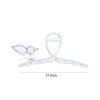 3Pcs Butterfly Hair Claw Clips,Metal Shark Clip Hair Clasp Nonslip Butterfly Hair Catch Barrette Jaw Clamp Hairpins Hair Accessories for Women Girls