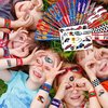 Cherisnowy 48 PCS Race car Party Favors 24PCS Tattoos Sticker 24PCS Slap Bracelets Wristbands Perfect for Themed Birthday Baby Showers or Classroom Rewards Ideal Decor and Gifts for Girls and Boys