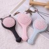 TaiBest Cute Cat Shape Hair Brush Set - Air Cushion Comb for Fine, Thick, Curly Hair- Hair Brush for Women, Men or Kids (Black & Blue)
