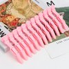ACO-UINT 12Pcs Pink Hair Clips for Styling Sectioning, Alligator Hair Clips Salon Hair Clips Professional Alligator Clips for Hair, Hair Styling Clips Hair Accessories for Women