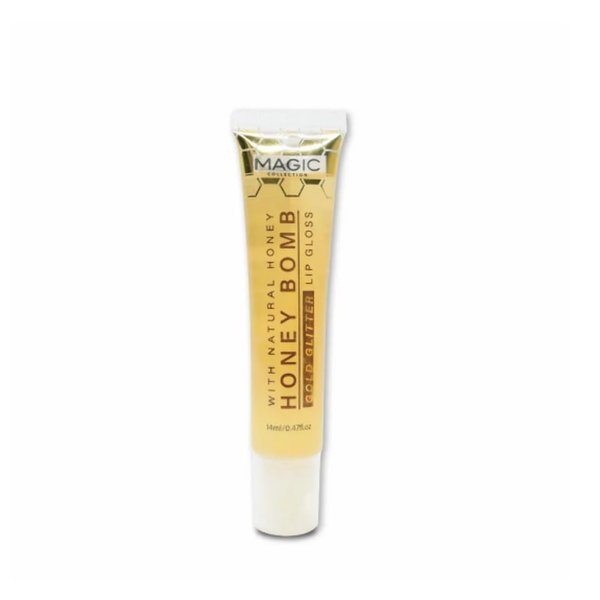 Magic Collection Honey Bomb Gold Glitter Lip Gloss