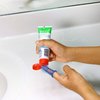 Brilliant Baby Finger Toothbrush - Silicone Gum Massager and Teether Brush for Infant-Toddler, 3 Months Old and Up, Blue/Clear, 2 Count