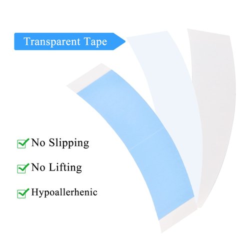 Apoze Lace Front Tape for Wigs,Waterproof&Strong Hold Adhesive Tape for Lace Wig,Double Sided Hair System Clear Toupee Tape,LF Contour(36 Pieces)