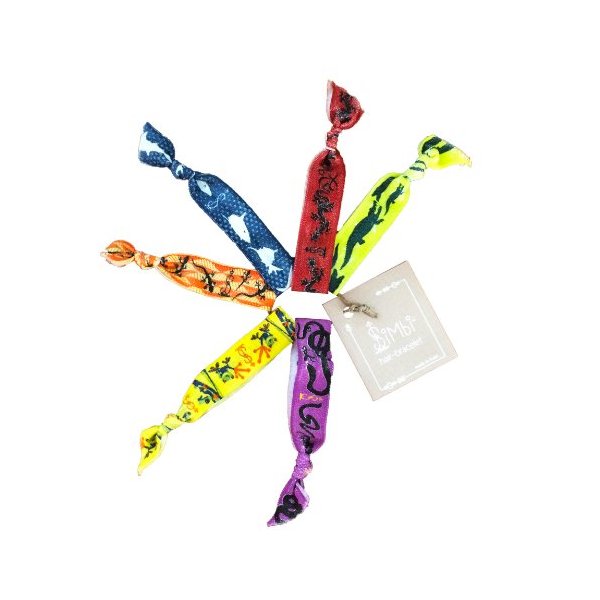 Simbi bracelet/hair tie / 6 PAK (6Pak/ruffled/neon)