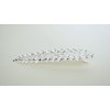 Generic Shiny gold or silver metal leaf alligator hair clip for fine thin hair (Primary color: Gold)