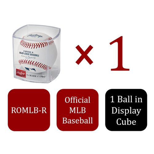 Rawlings | Official 2024 Major League Baseball | Display Case Included | MLB | ROMLB-R