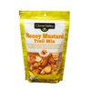 Clover Valley Honey Mustard Trail Mix -1 Bag (8oz) - Sweet & Salty Pretzels, Honey-Roasted Peanuts, Sesame Chips, and Mini Bagels -Zesty Seasoned Snack in a Convenient are-Sealable Bag