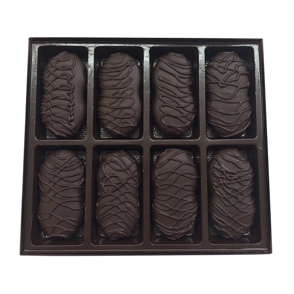 Philadelphia Candies Dark Chocolate Covered Nutter Butter Cookies, 8 Ounce Gift Box