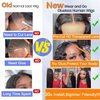 WPPIKK Wear and Go Glueless Wigs Human Hair Pre Plucked Pre Cut Deep Wave Lace Front Wigs Human Hair 4x4 Lace Closure Wigs Human Hair Wigs for Black Women Glueless (20 Inch)