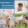 Klleyna Filter Dog Shower-Attachment for Bathtub-Faucet - ON/OFF Shower Head Attaches to Tub Spout, Pet Wash Hose Sink Sprayer (5 Adapters), Bathroom Kitchen Tap Extension for Hair Washing & Baby Bath