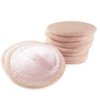 10pcs Powder Puff Cotton Cosmetic Powder Makeup Puffs Pads with Ribbon Face Powder Puffs for Loose and Foundation 2.36 inch. (Beige)