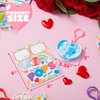 JOYIN 30 Packs Valentine’s Day Gift Cards with Heart Pop Bubble Keychain, Mini Pop Squeeze Toys, Stress Relief Fidget Toys for Kids Valentine's Party Favors, Classroom Exchange and Game Prizes