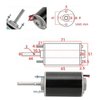High Torque DC Motor 12 V/24 V Permanent Magnet Motor Mini DC Motor DIY Generator Motor 30W CW/CCW 3500/7000RPM with Moun