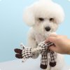 LWBMG Plush Dog Toy, Squeaky Sheep, Cute Stuffed Animal Toy for Small Medium Dogs, Teething Chew Toy for Puppy, Interactive Playmate, Reduces Anxiety, Durable
